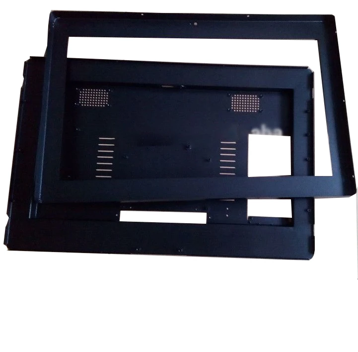 Sheet metal fabrication welding black powder coating accessory universal LCD monitor fitting player housing