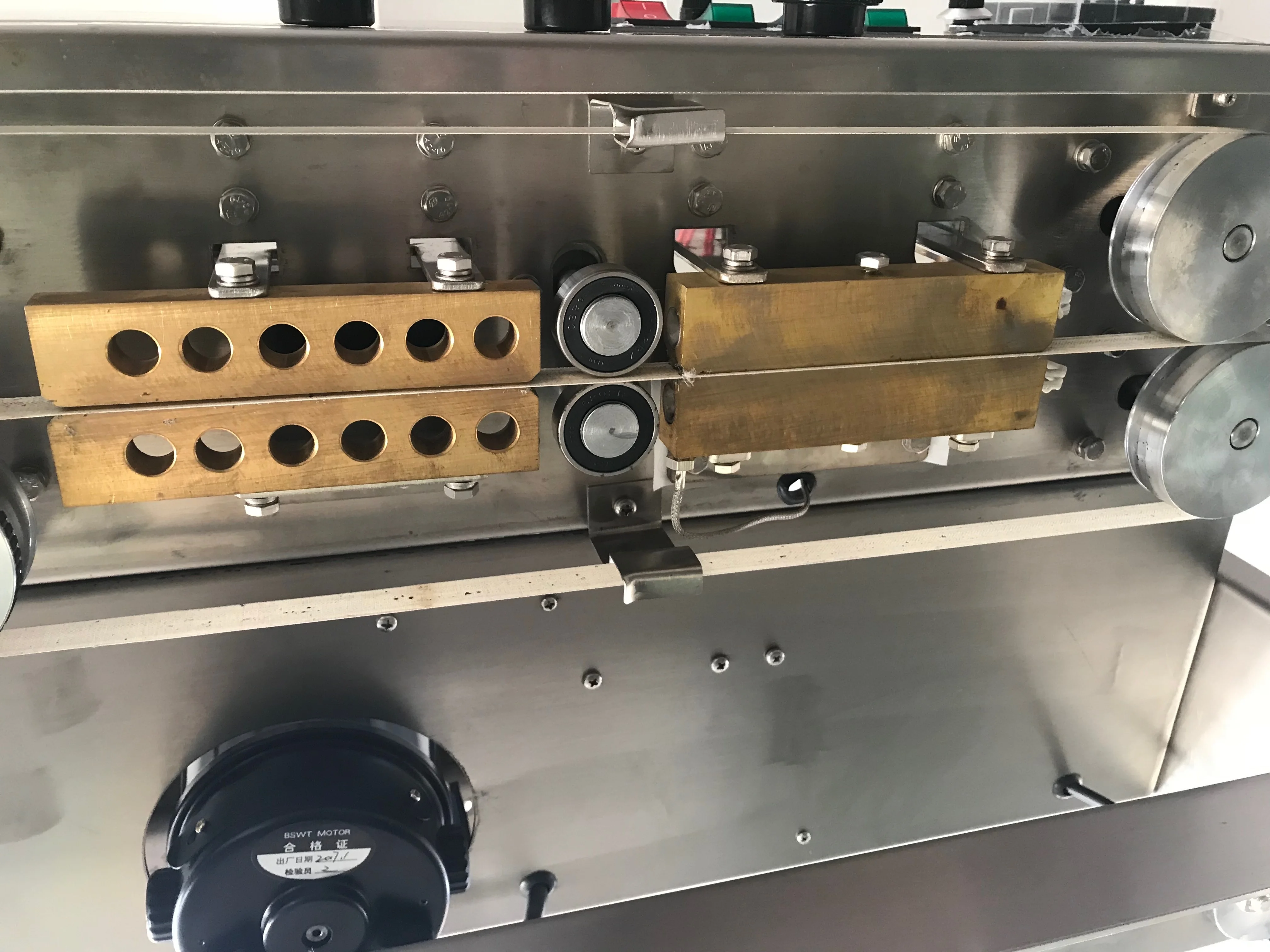 FRL600 Automatic Heavy Duty Solid Ink Print Vertical Continuous Aluminum Stand Up Pouch Plastic Bag Heat Sealing Machine