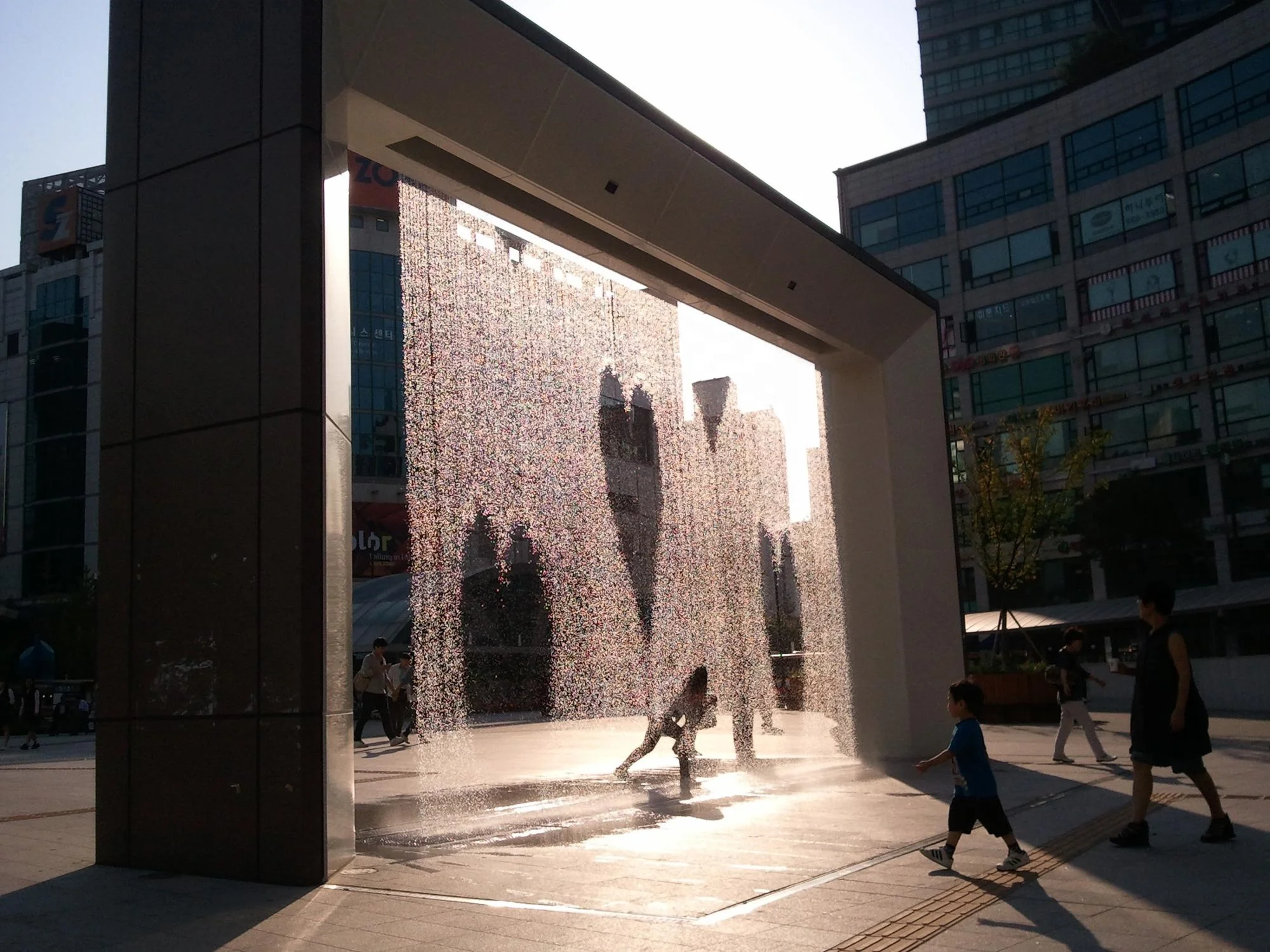 Dynamic digital Water curtain rain curtain for show event rent stage