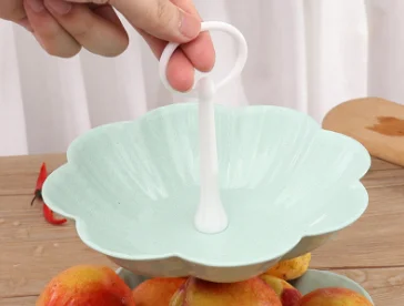 Cake Dessert Rack Plates Multi Layer Plastic Three-tier Fruit Tray  Dessert Tray Snack Candy Tray