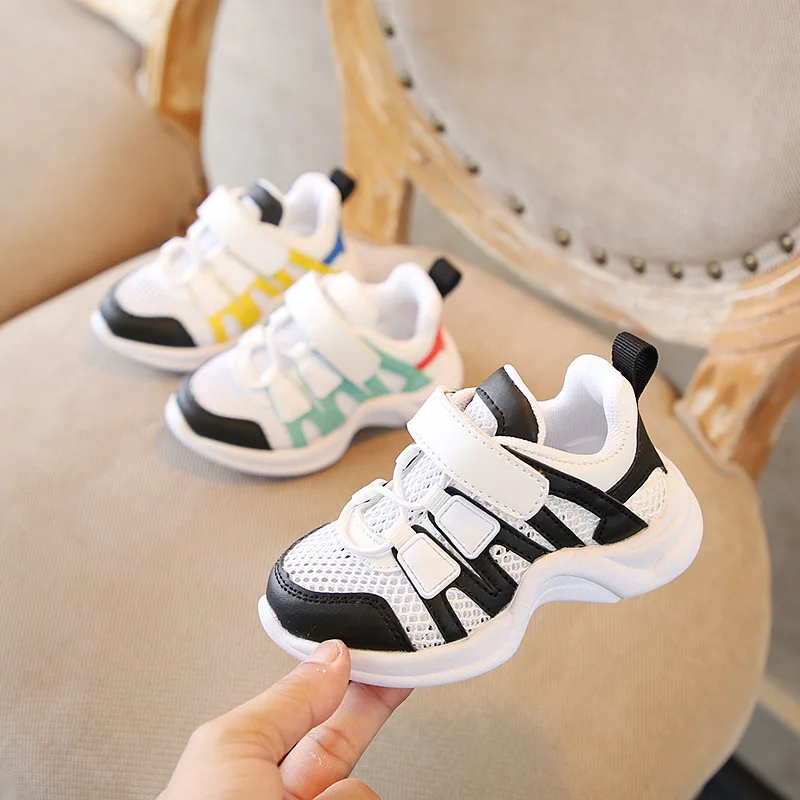Baby Toddler Girls Boys Air Mesh Cut Out Breathable Sneakers Little Kid Sport Casual Trainers Children Lightweight Casual Shoes