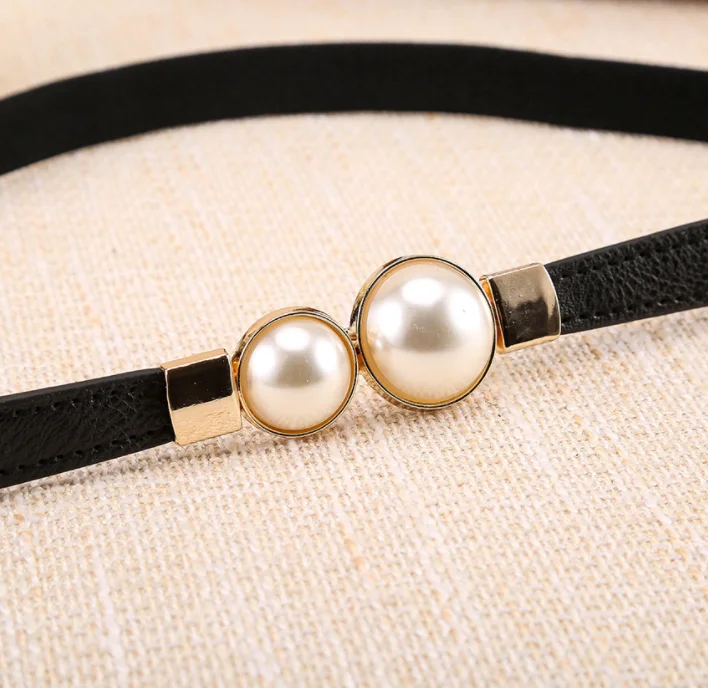 
Fashion Designer Degree of Tightness Waistband Female Slim Belts Tiddler Alloy Buckle PU Waist Belts Match for Dresses 