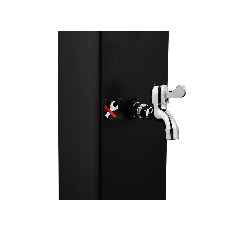 40L Multifunctional Aluminum Outdoor Garden Beach Set Shower Column Suborn Solar Shower Column