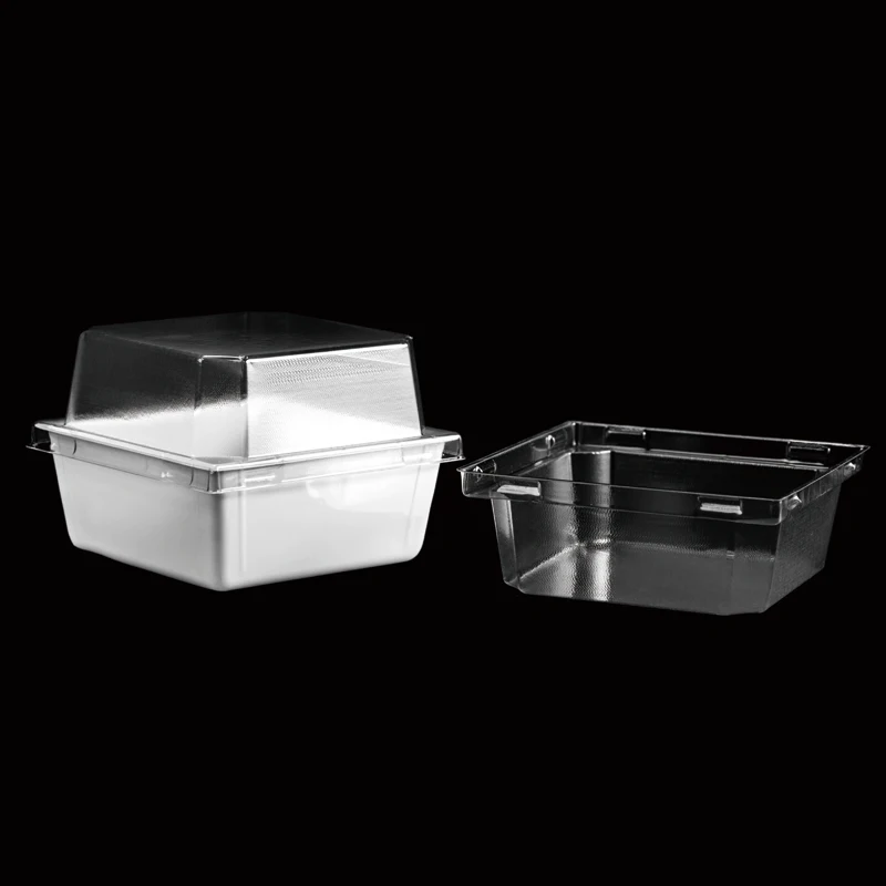 Take Away Fast Food Packaging Boxes Safe Disposable Togo Meal Prep Containers Plastic Bento Lunch Box