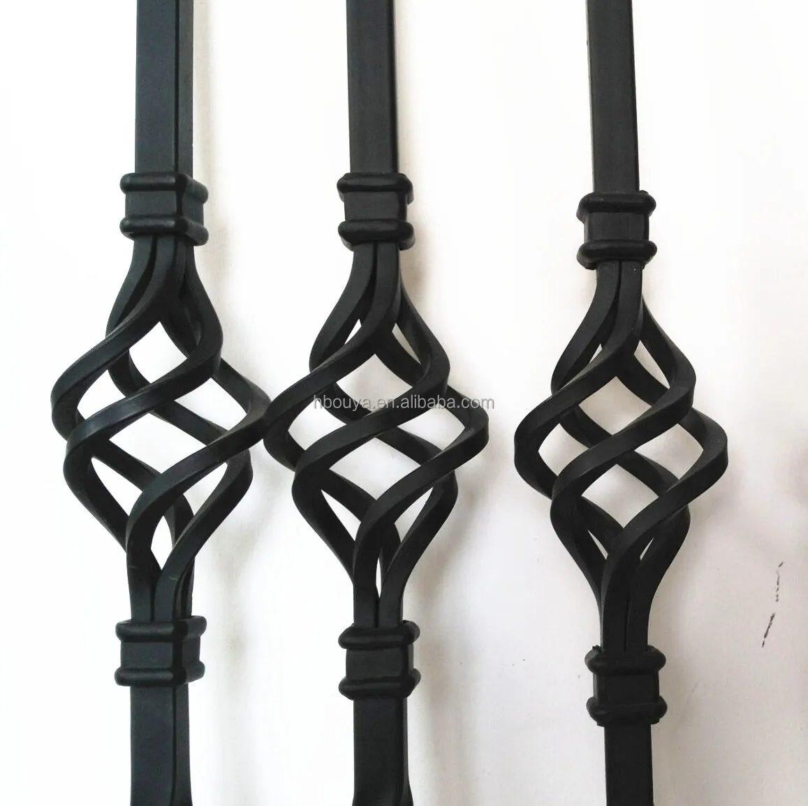 America and Canada Hot Sale Decorative Powder Coated Indoor Iron Stair Parts
