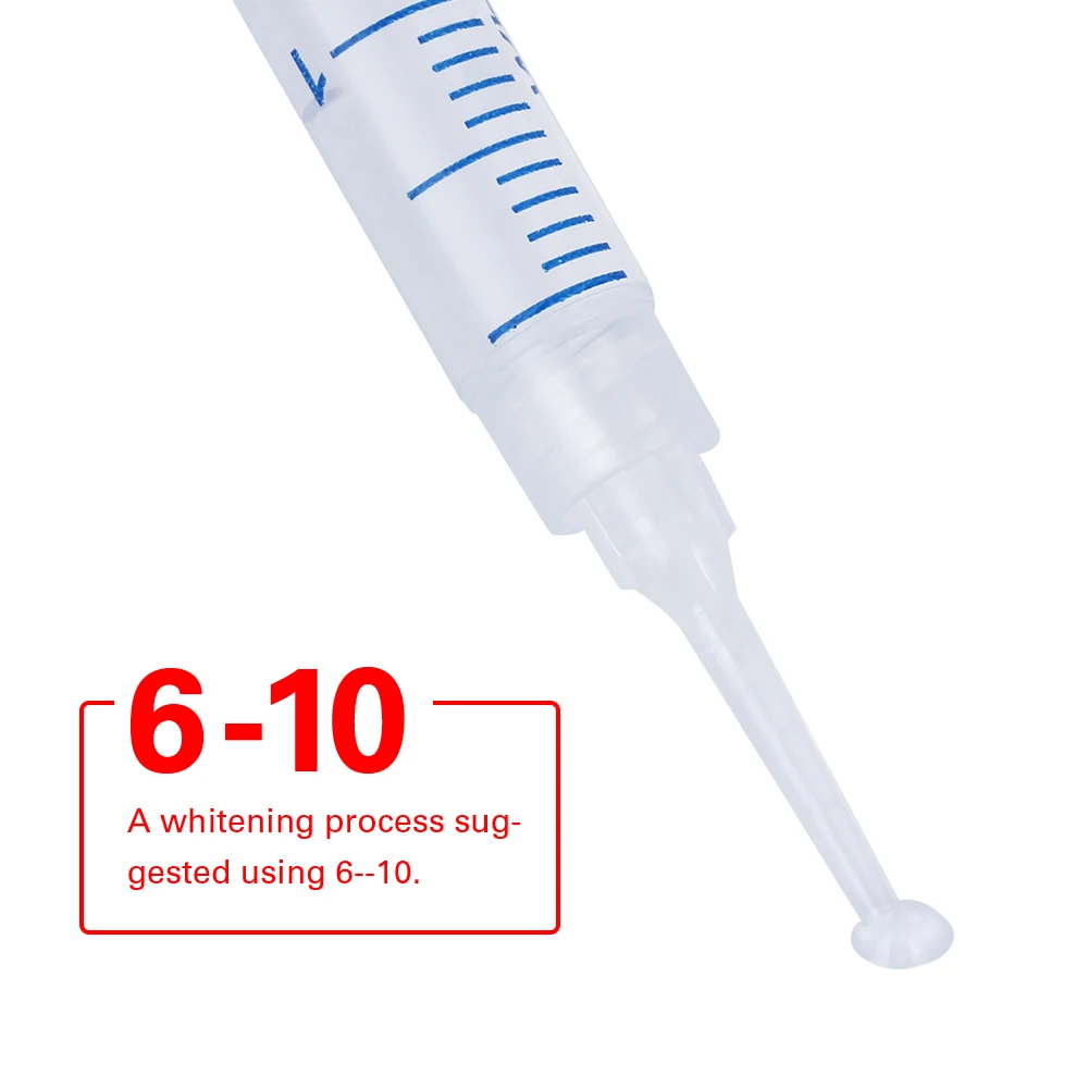 Teeth Whitening Gel 35% HP,Dental Whitening Gel Professional 25% or 35% HP Teeth Whitening Gel Syringe Dental Bleach
