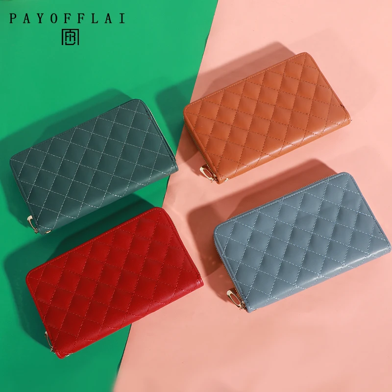 PAYOFFLAI OEM 2022 заводской Прозрачный женский кошелек для карт из ПВХ с сенсорным экраном большой емкости