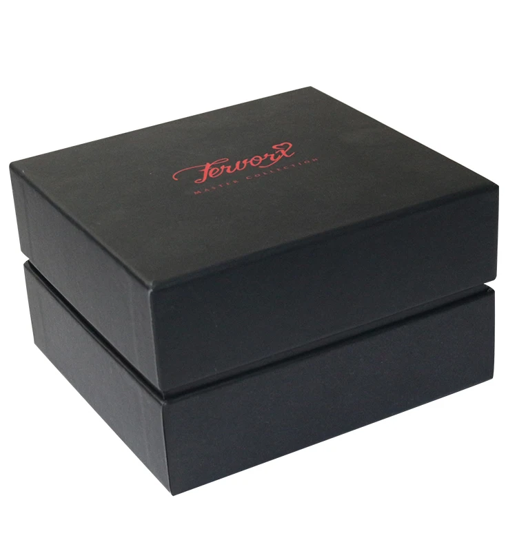 LED light highend packaging watch gift box customized Paper cardboard Top And Bottom With Neck Box
