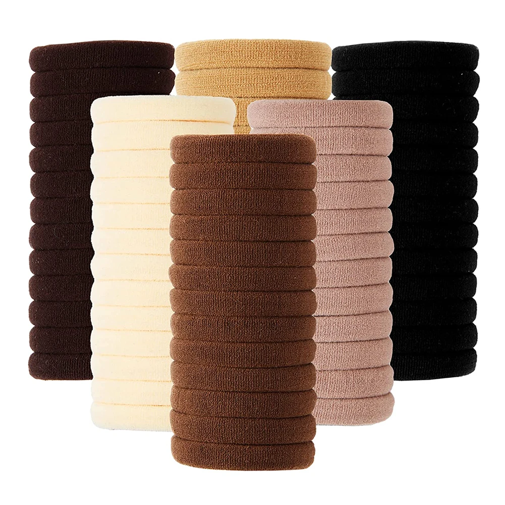 Оптовая продажа, аксессуары для волос, женские резинки для волос на заказ, эластичные повязки для волос для девочек, держатели для конского хвоста