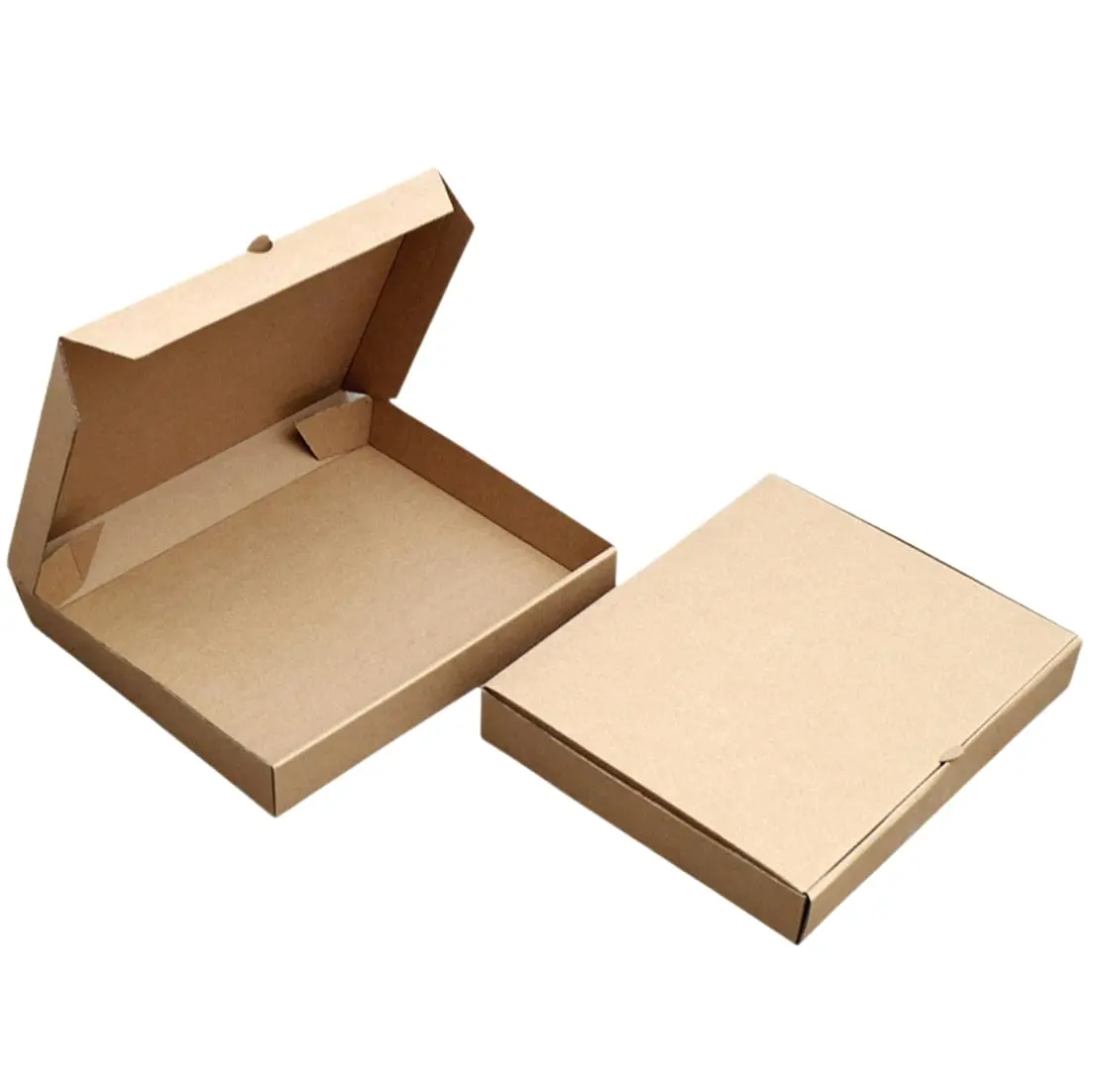 KM Wholesale delivery paper package high quality corrugated board pizza box custom logo printed pizza boxes
