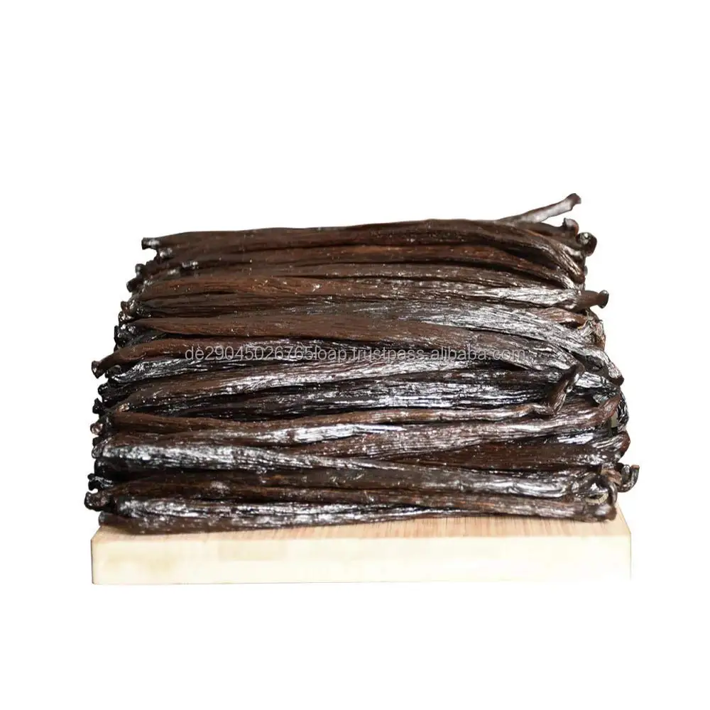 PREMIUM MADAGASCAR VANILLA BEANS BLACK BOURBON ORGANIC GOURMET EXTRA, FOOD GRADE  14~20 CM  FROM MADAGASCAR