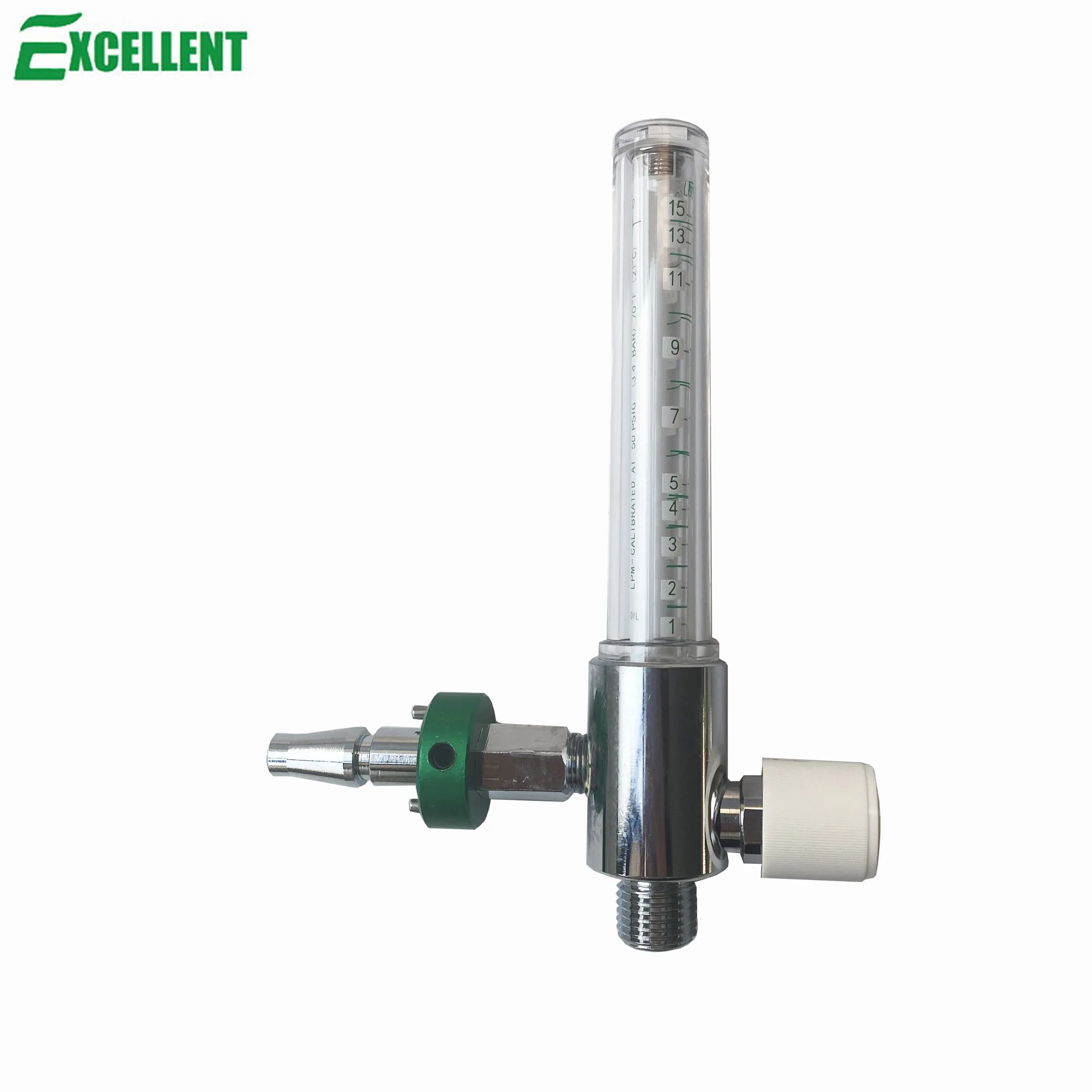Good price Brass Wall mounted Medical oxygen flow meter for hospital oxygen wall outlet