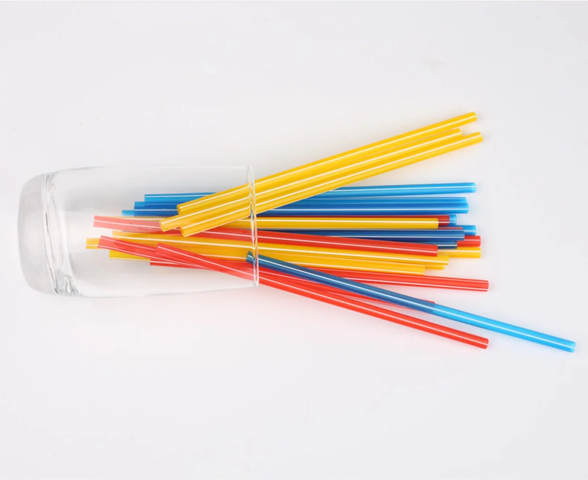 Amazon Hot Sale High Quality Multi Colored PP Plastic Drinking Straw Free Sample OEM