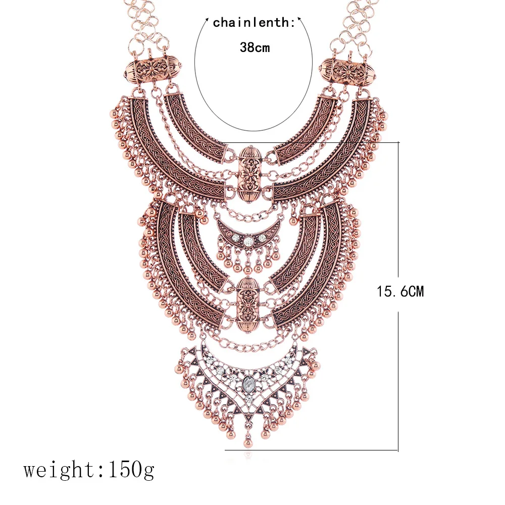 ZQL042 Fashion Vintage choker necklace Zinc alloy Chunky necklaces Big heavy necklaces for women