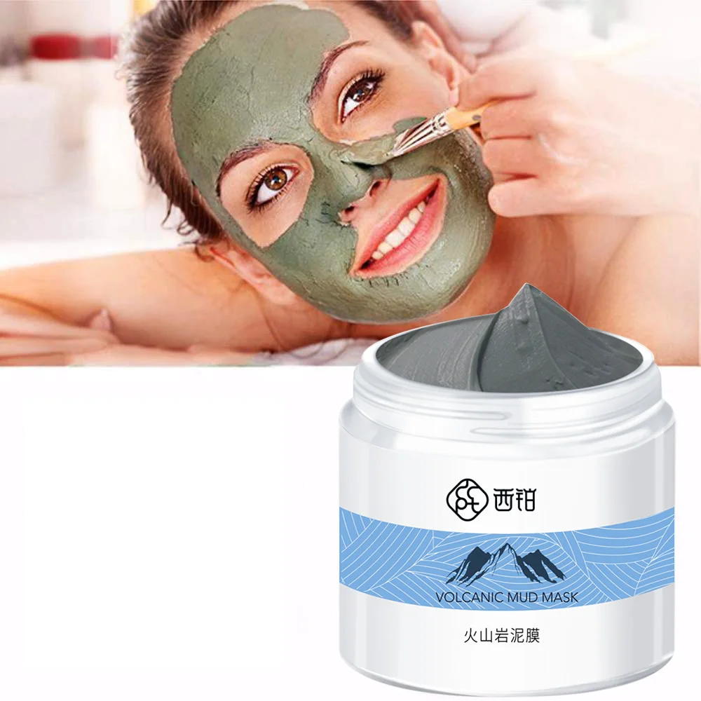 
Custom Private Label OEM Organic Activated Exfoliating Peeling Off Blackhead Removing Oil-Control Volcanic Mud Face Clay Mask 