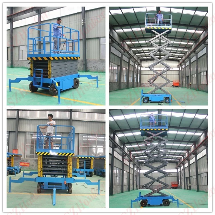 lift up table scissor work platform mechanism hydraulic table lift mechanism 500KG scissor table lift 10m