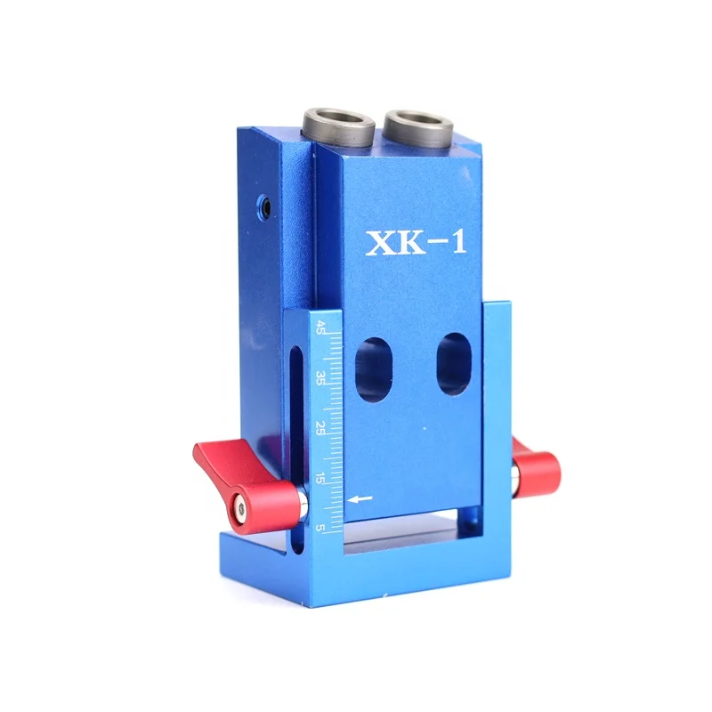 Pocket Hole Jig Drill Guider Doweling Joinery for Woodworking Durable W/Scale