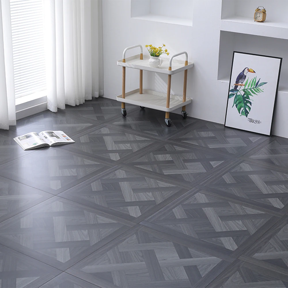 Factory Customized Pattern Easy Installation 7mm 8mm 10mm HDF AC5 Fireproof Piso Laminado Laminate German Parquet Wood Flooring