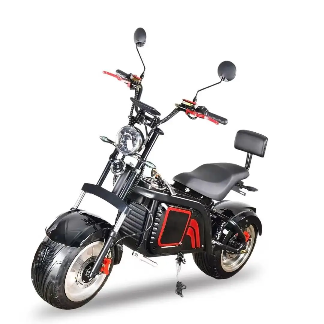 2022 New EEC Best selling  Citycoco 2000w adult electric scooters 2 seats with fat tire cheap scooter