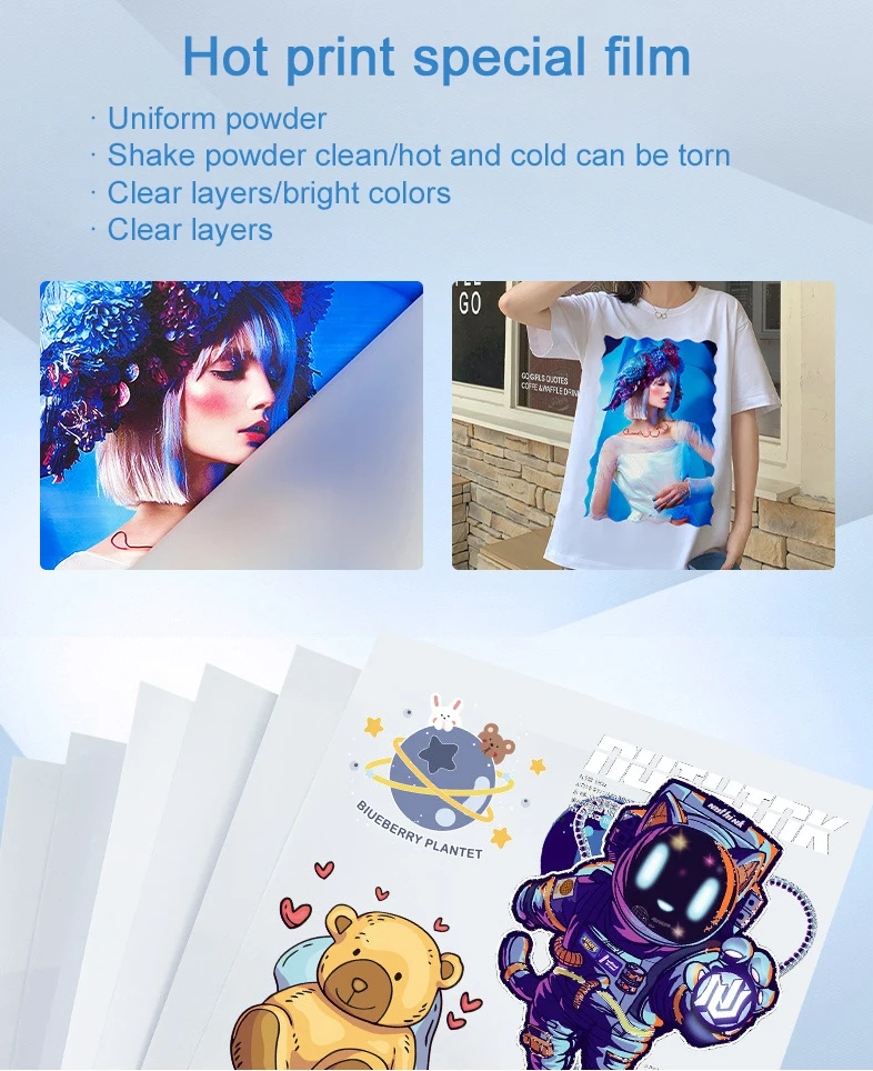 Hot selling a3+ dtf printer with curing oven inks and supplies for any textile printing