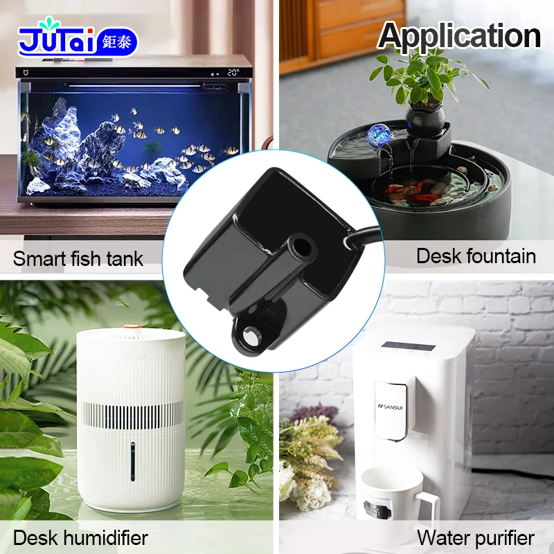 Hot Sell Low Pressure Silent Mini Submersible Centrifugal Water Pump 5-12V Small Motor Air Condition Water Pump For Humidifier