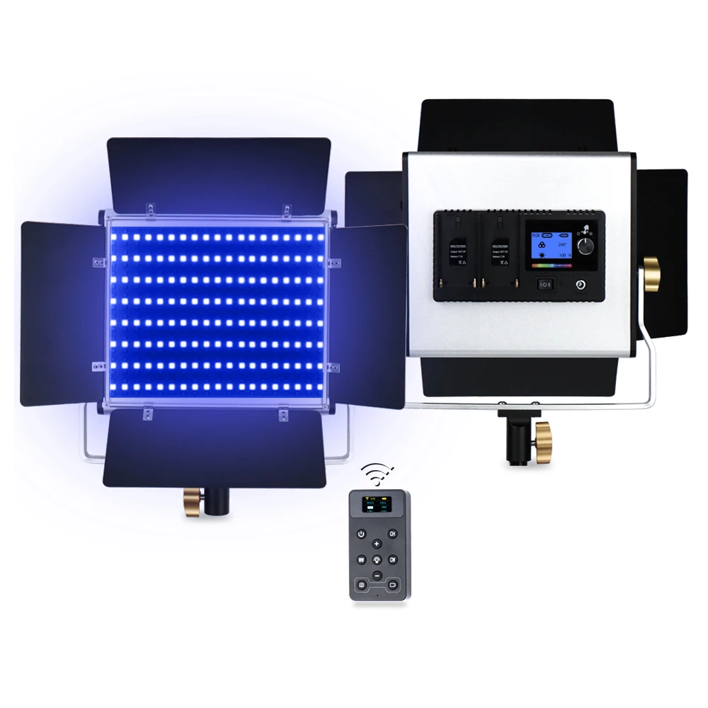 W480 RGB Full Color Live Studio Stage Video Recording And Broadcasting Led Fill Light Panel Light