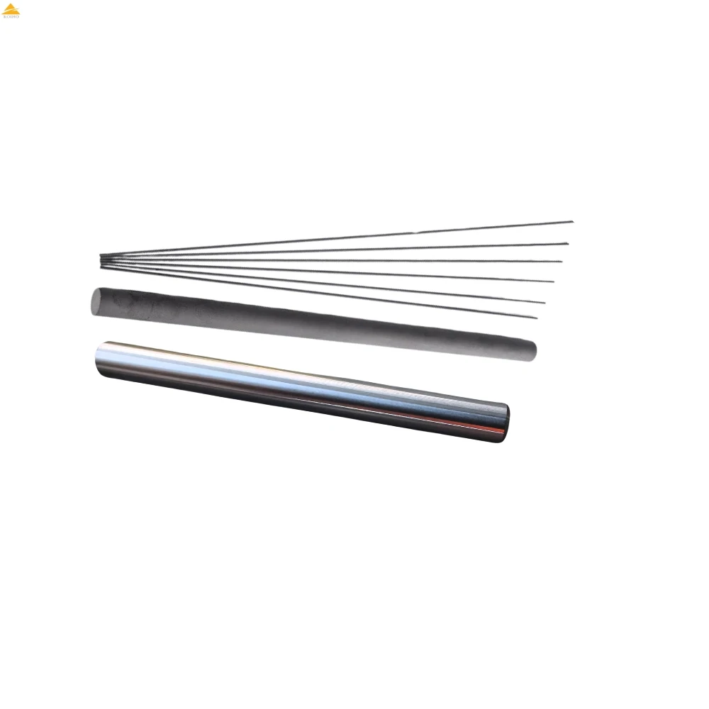 Tungsten Carbide Composite Rods 100% Raw Materials Polished Central Coolant Hole Large Blank Cemented for End Mill Drill Bits