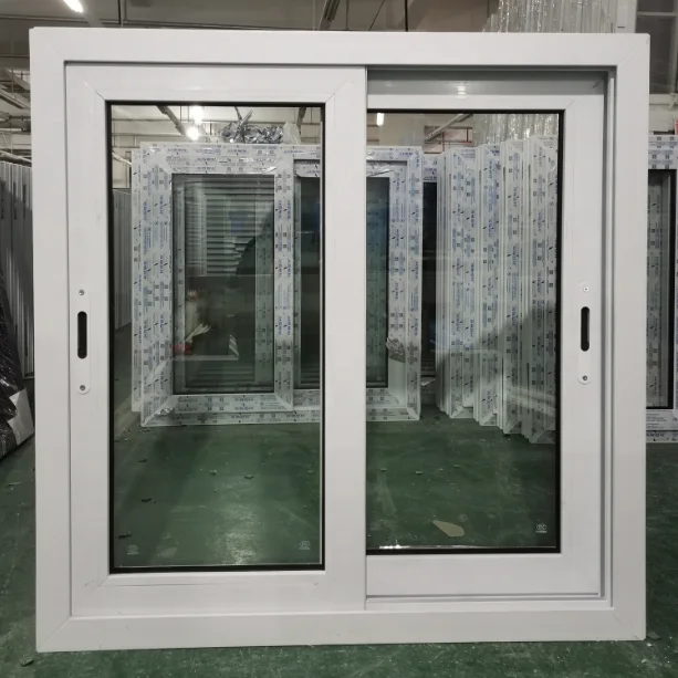 Upvc pvc windows and doors sliding window with inside grill