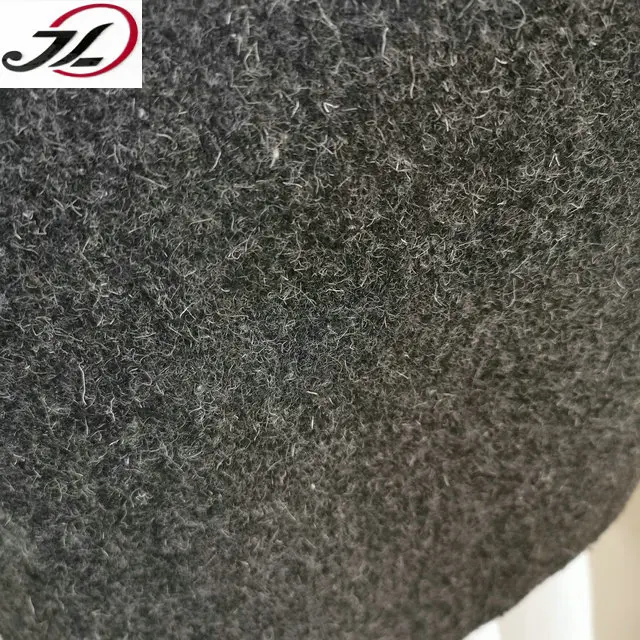 New fashion plain cashmere poly wool blend tweed woolen coating fabric