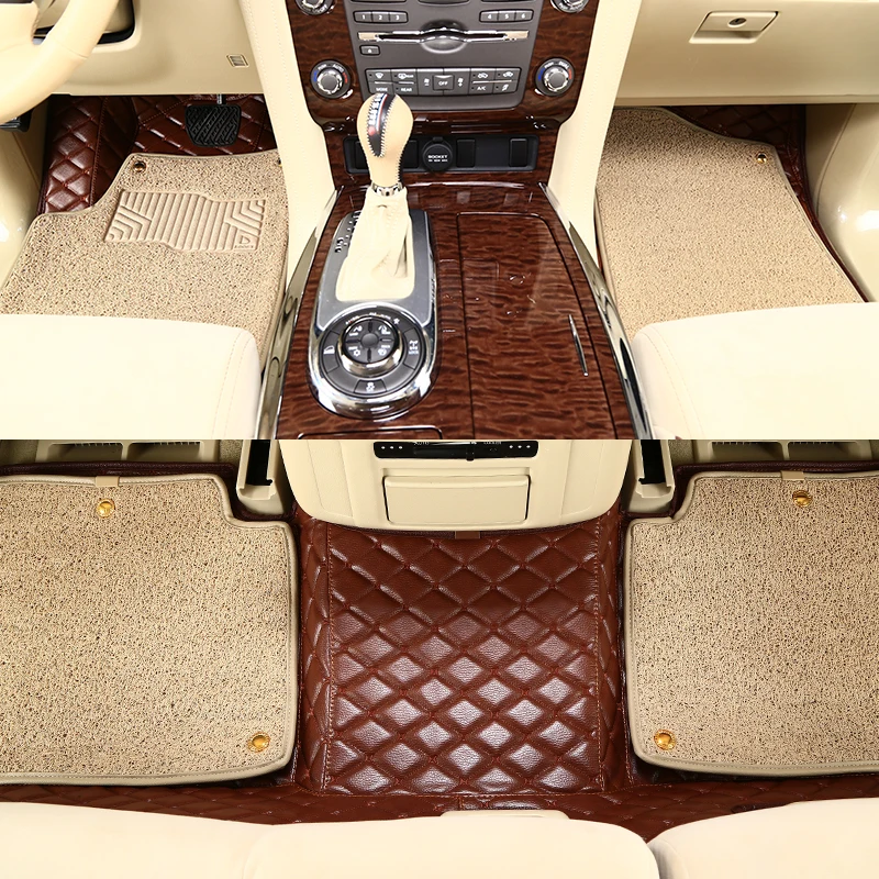 Boost Leather Cresta MarkII Chaser Car Floor Mats Right Hand Drive Automobile Foot Pads 1995 to 1999 For Toyota Cresta