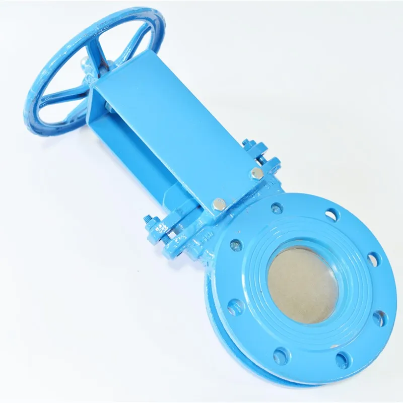 China factory Wholesale Casting Iron  Resilient Seated Ductile Iron 4 inch knife gate valve
