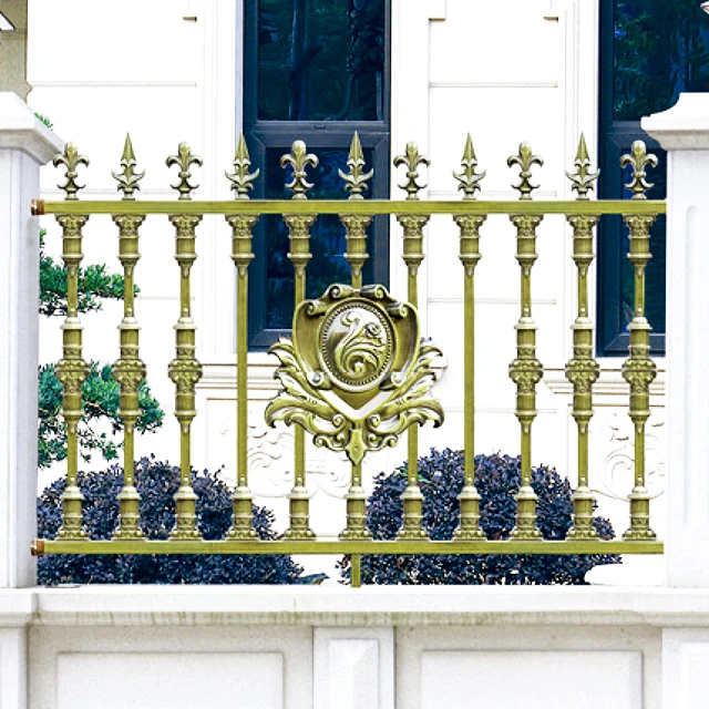 Wholesale metal tube anti rust security Aluminium alloy fence wrought Aluminium fence panels