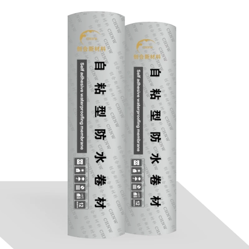 CH-C200 PET Self-adhesive Modified Asphalt Bituminous Waterproofing Membrane  Sheet Roll Self Adhesive Bitumen roof Membrane basement waterproofing