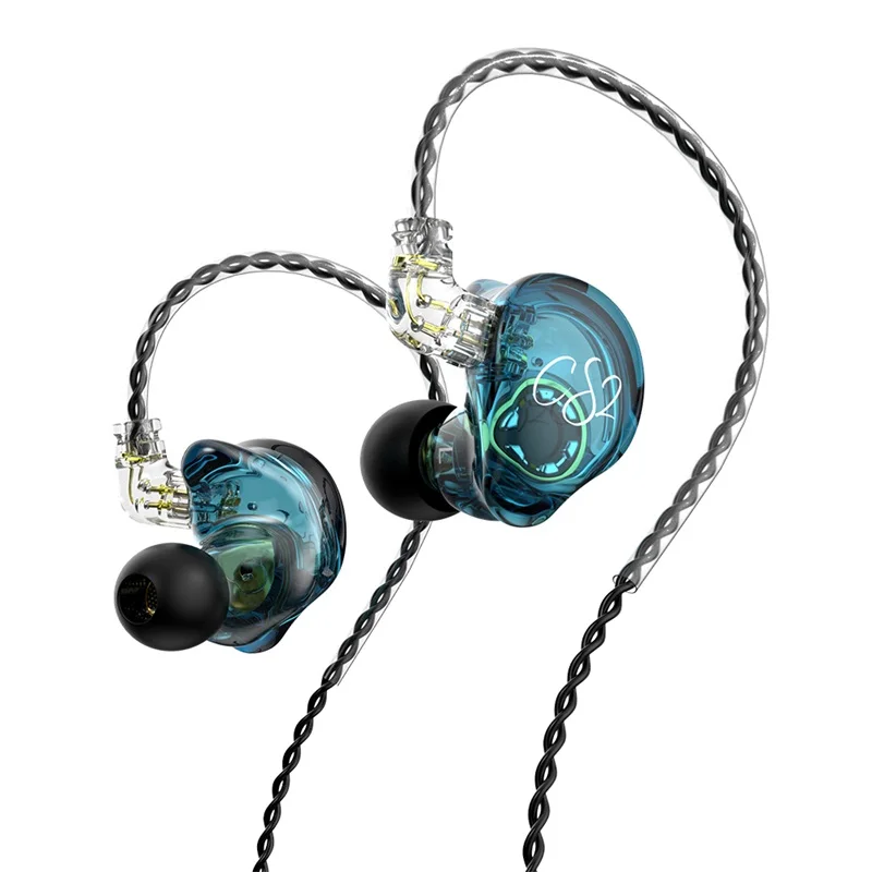 NEW TRN CS2 HI-FI Earphone 1DD Dynamic Hifi bass in-ear earphone