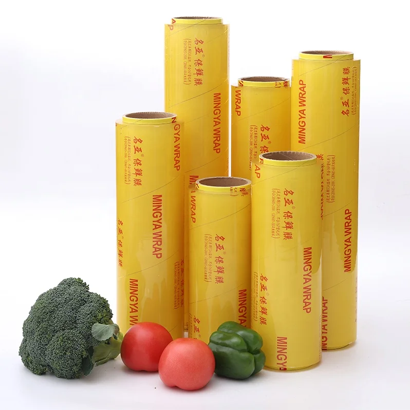 Manual Wrap 11 Micron PVC Cling Film Food Wrap PVC For Food Packaging