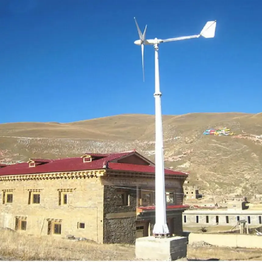 Hot Sale 1kw 2kw 3kw 5kw Complete On/Off Grid Solar Hybrid Wind Turbine Generator System