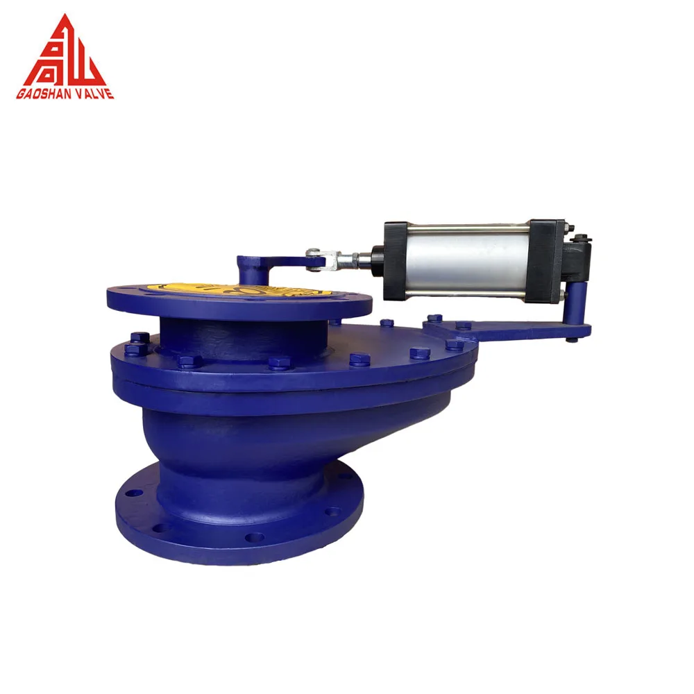 BZ643TC Feed Valve WCB Carbon Steel Ceramic Pneumatic Feed Valve