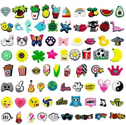 Custom Shoe Charm  New Trend Clog Charm Soft PVC for Kid Clog Gibz Customized Decorations Logo Style Pcs Color Feature Type