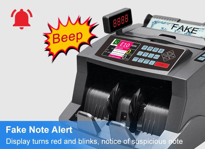 AL-5500T Smart Banknote Checker TFT Screen Currency VND THB USD EUR PHP Money Counting Bill Counter for Banks