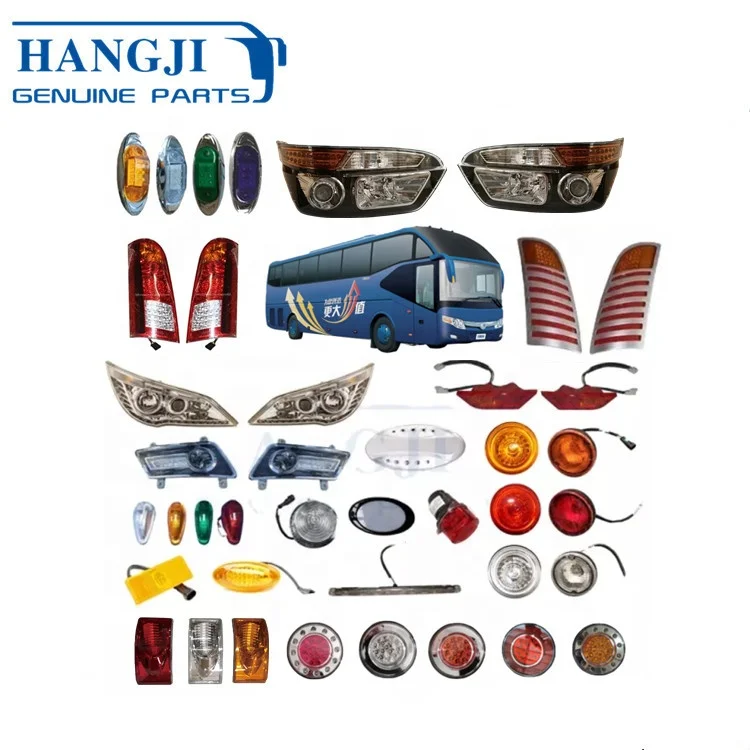 Guangzhou bus spare parts ZK6129h bus lights and lamps led for headlight  all kinds of Chinese buses