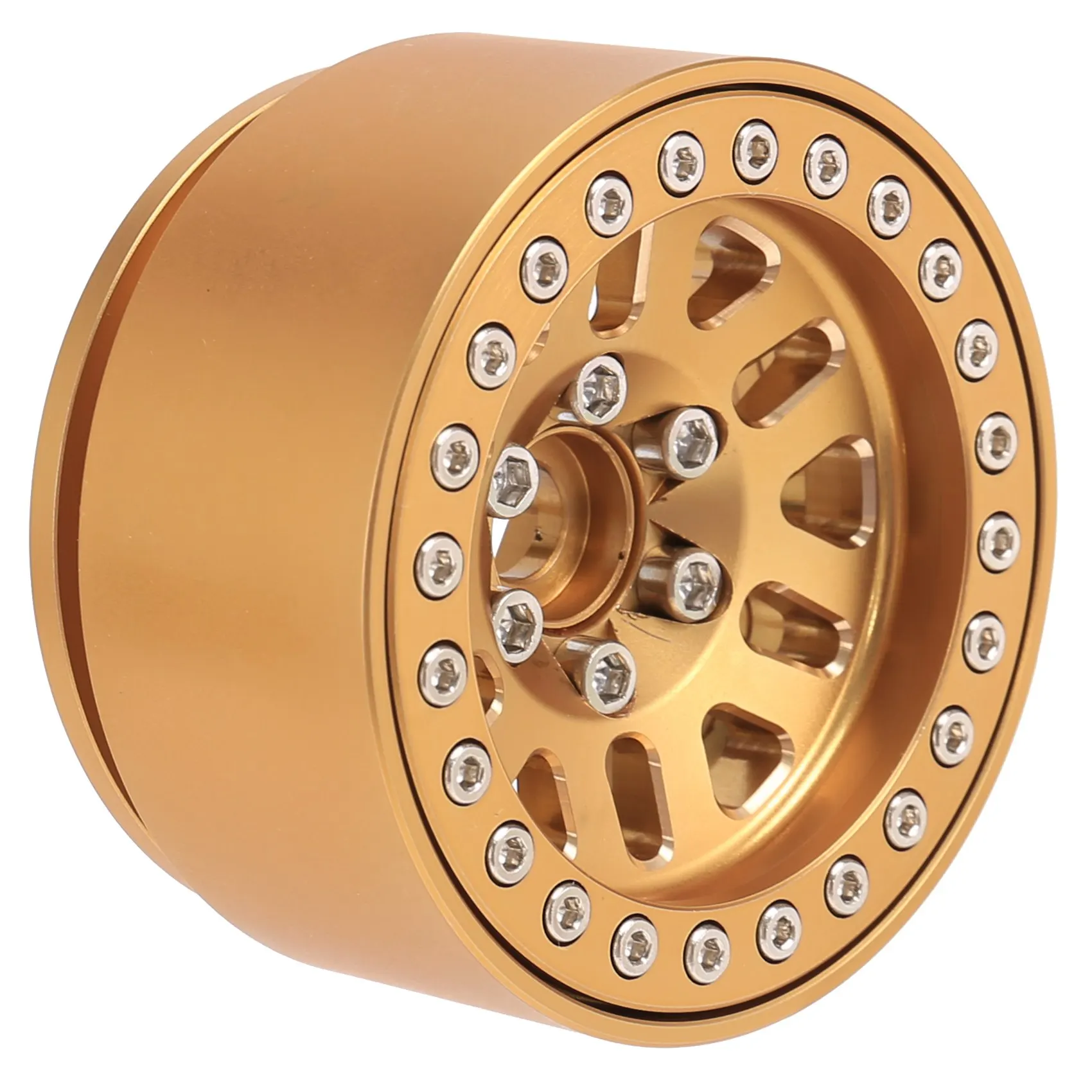 240 g/pc. Heavy brass bead 1.9 wheel hub wheel rim for 1/10 of a radio controlled caterpillar TRX-4 Axial SCX10 RC4WD D90 YK4082