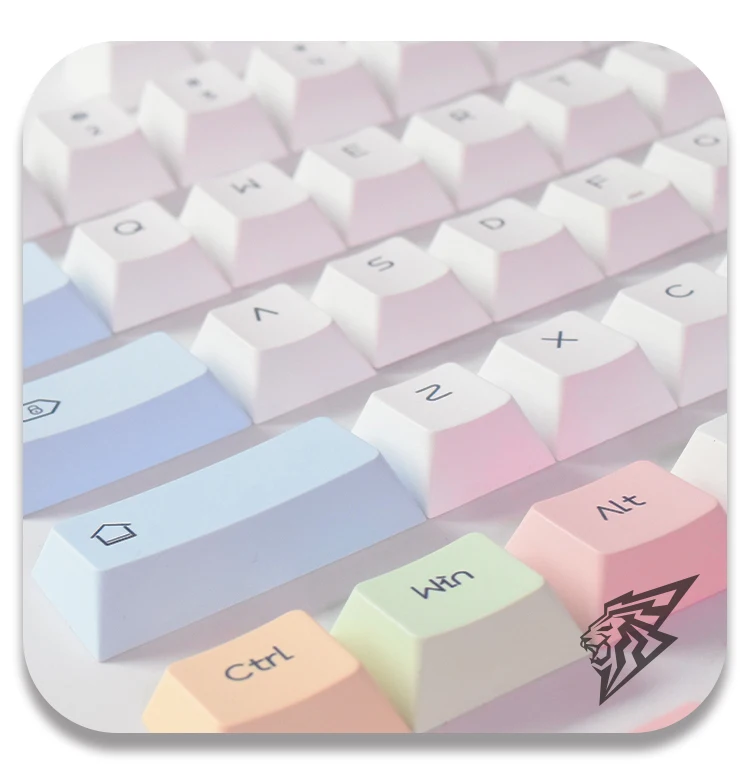  AFLION заводская цена крутые персональные брелки механическая клавиатура Keycap 87/104/108 клавиши Pbt