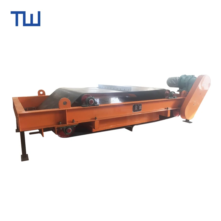 Industrial Mining Roll Self Cleaning Belt Permanent Magnetic Separator