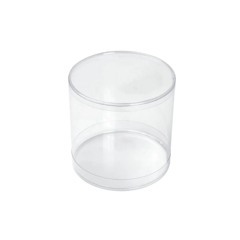 
Plastic PVC PET Tube Flower Candy Box Packaging Clear Cylinder 