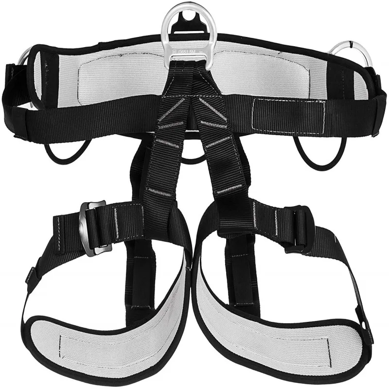Heavy duty  outdoor  rock climbing half body safety harness for fall protection