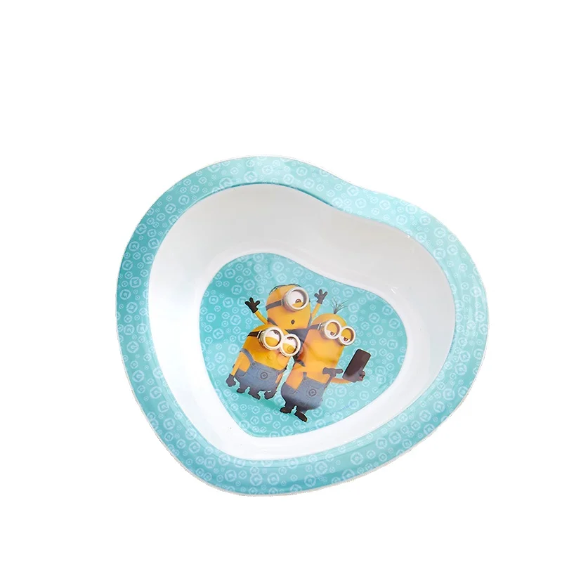 Hot Selling Customizable Plastic Oval Plate Solid Plant Pattern Engraved Dishware for Desserts Microwave and Dishwasher Safe