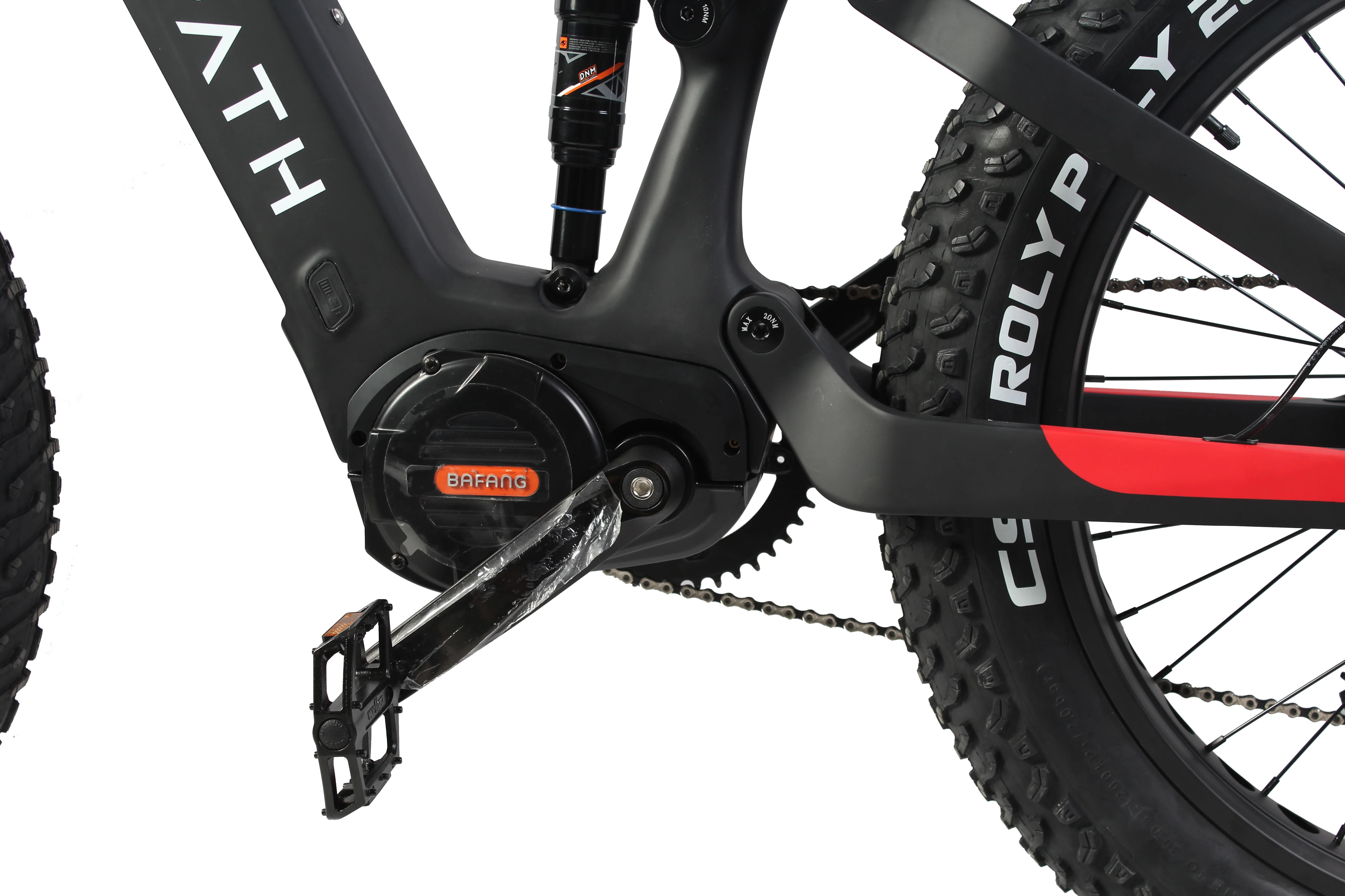 Carbon Fiber Frame Full Suspension EMTB Electric Fat Tyre Mountain Bike enduro ebike