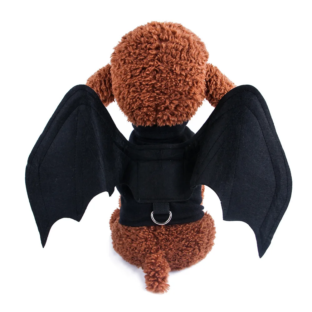 Fashion Cat Clothes Bat Wings Funny Dog Costume Artificial Wing Pet Cosplay Prop Halloween Clothes Cat Dog Costume Pet Products