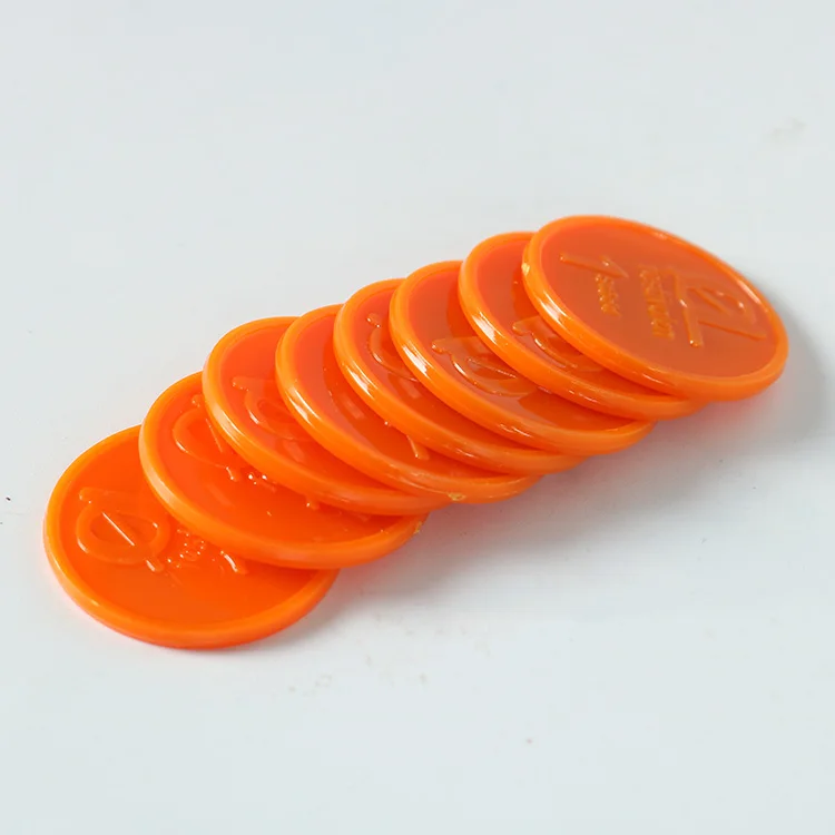 Hot Selling Custom Round Double Sided Printing Plastic Reward Coin Token