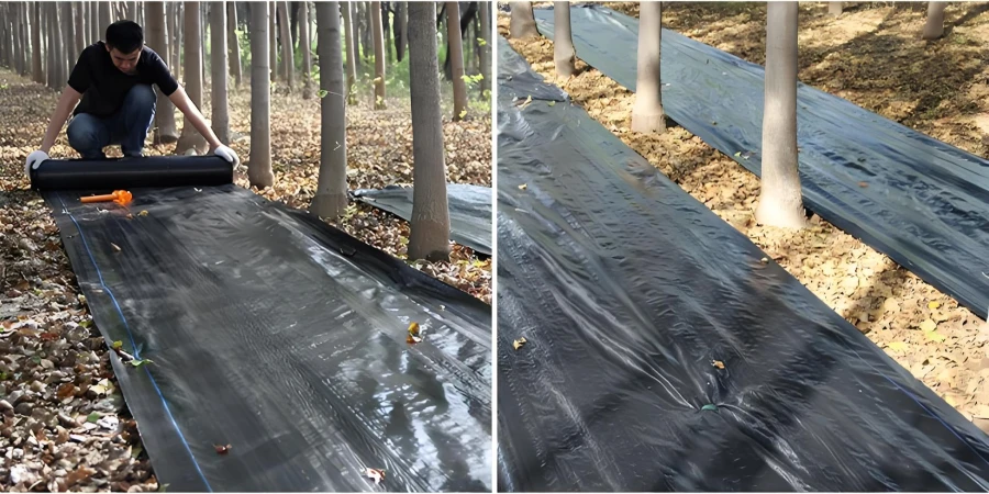 Customized Various Sizes of Farm Waterproof PVC Tarpaulin Coated with Pattern for Awnings and Industry Use Plain Woven Knitted